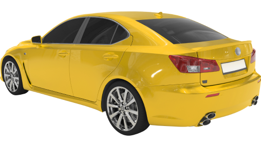 Yellow vehicle